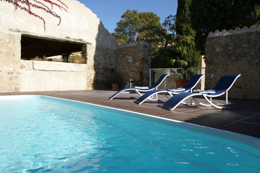 Hotel Logis Auberge Côté Jardin Lézignan-Corbières Exterior foto